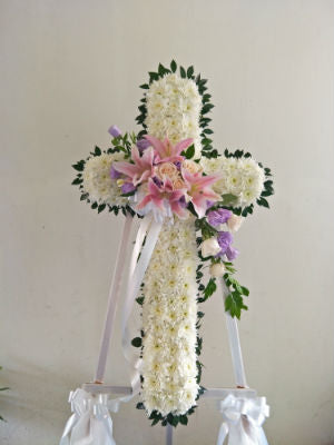 Sacred Peace Cross Wreath CW - 140